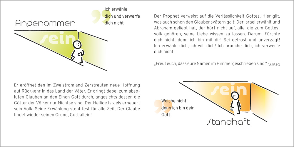 Klappkarte mit Einleger zur Jahreslosung 2027