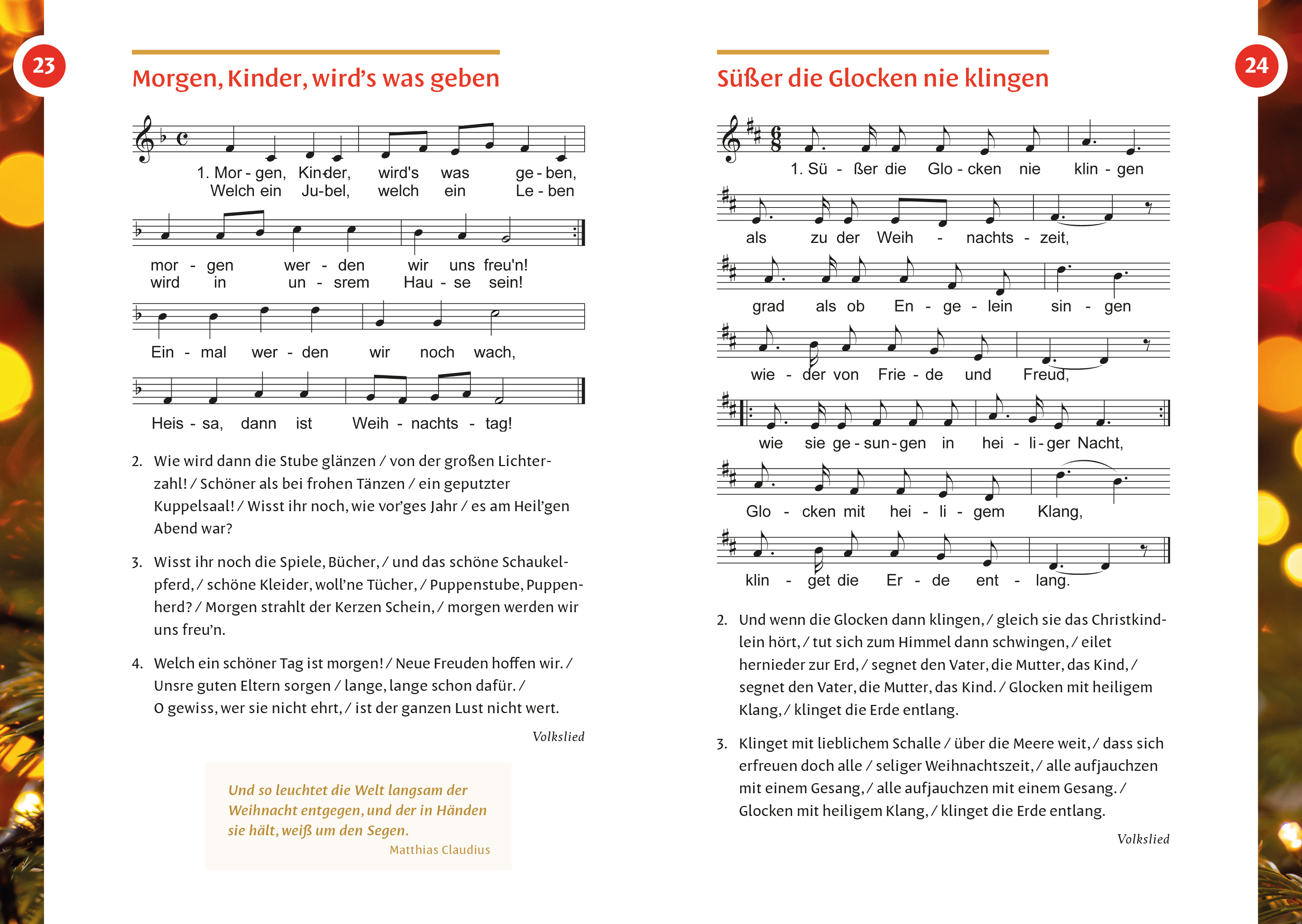 Liederheft "Lebendiger Advent"