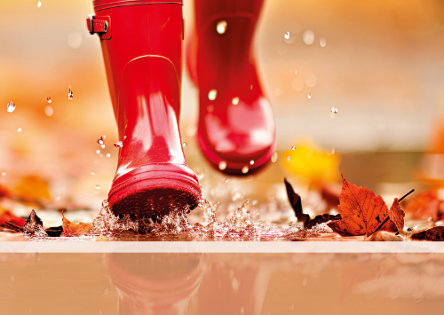 Postkarte Augenblicke der Besinnung - Grußkarte Gottes Spuren